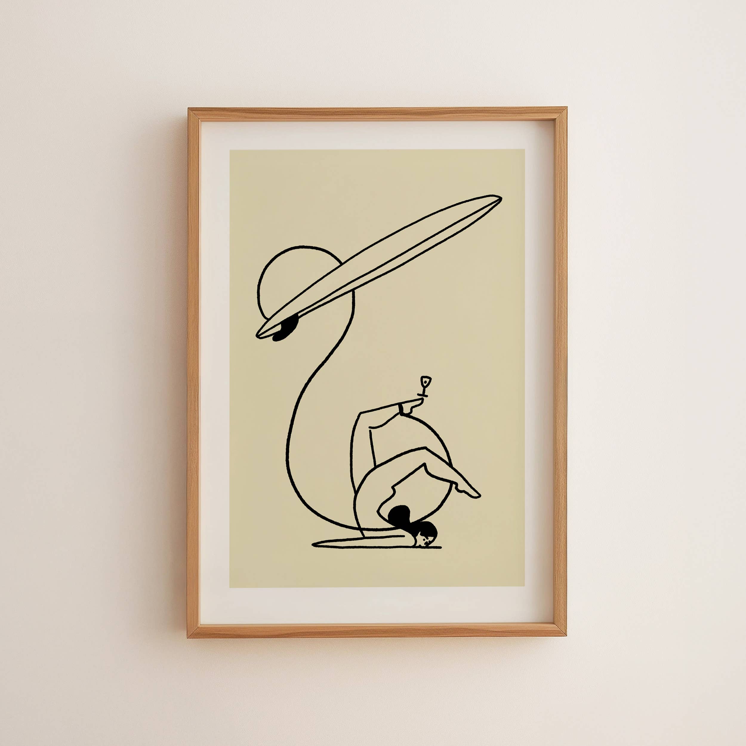 Tumbleweed Design Studio - Surf & Wine Coastal Minimal Wall Art