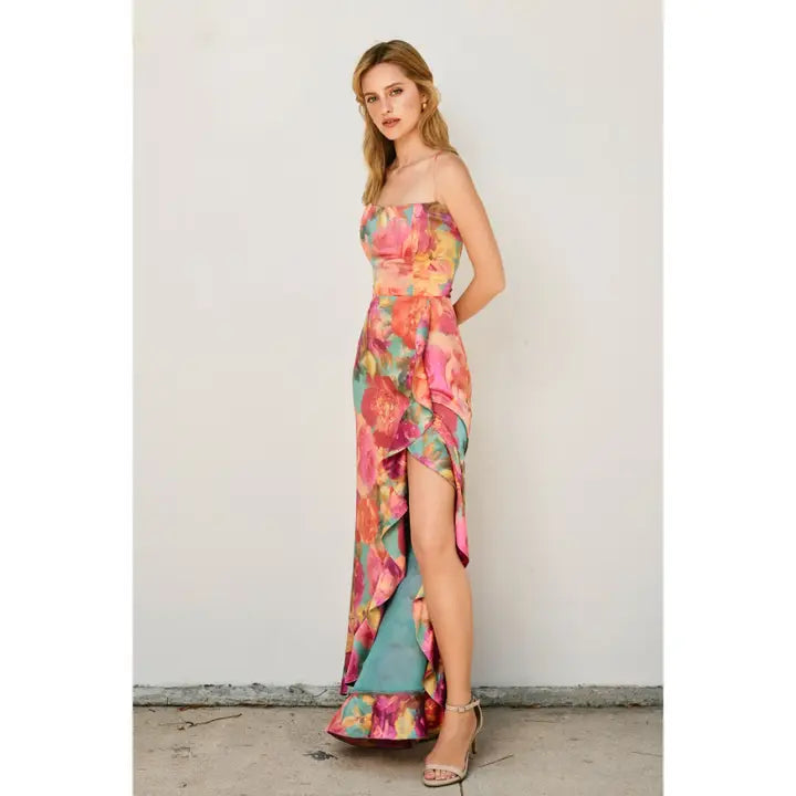 Parisian Floral Dress