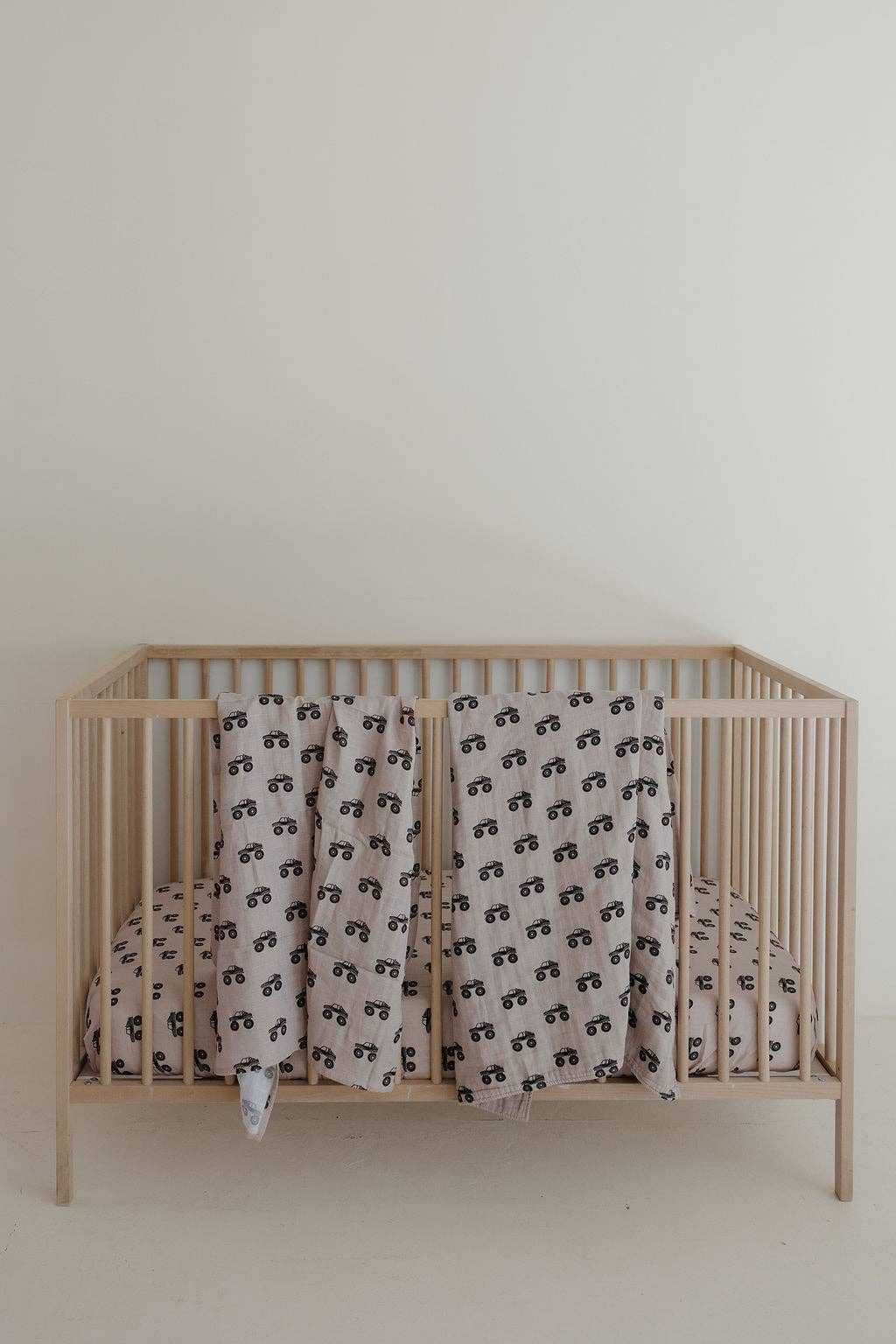 Forever French Baby - Muslin Swaddle | Monster Truck