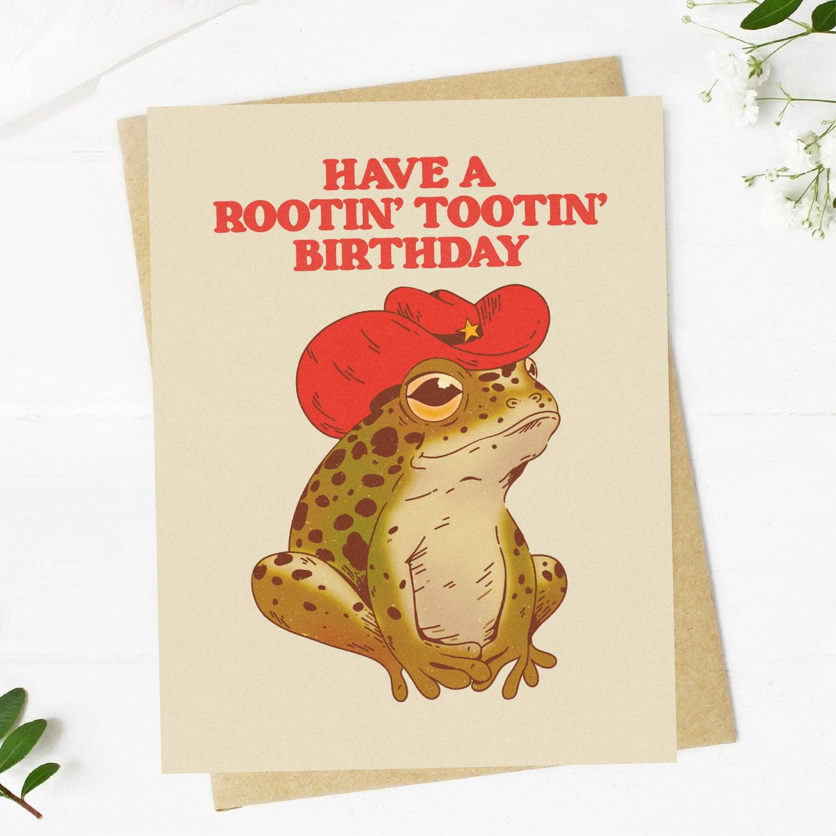 Big Moods - "Have a rootin tootin birthday" Cowboy Western Birthday Card