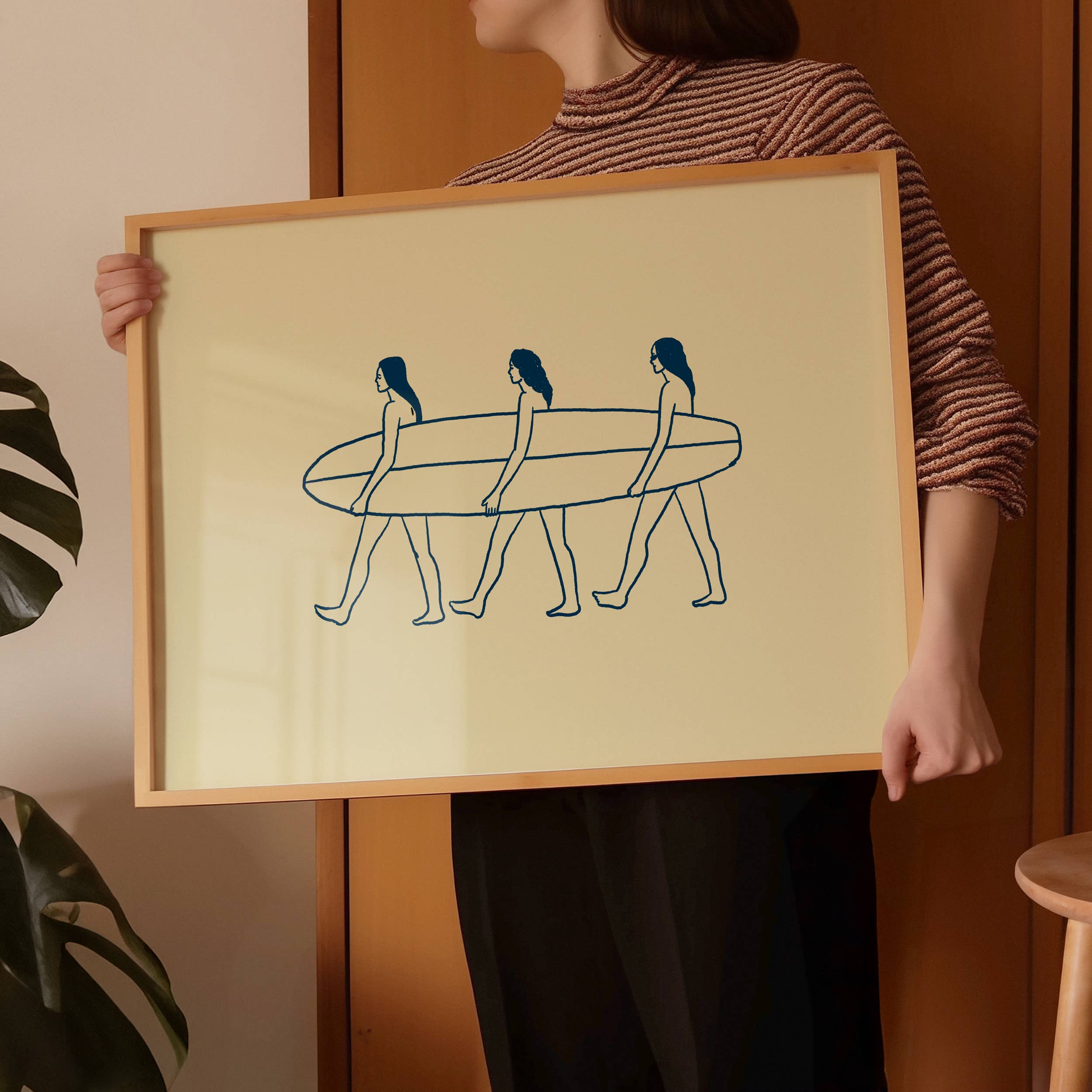 Tumbleweed Design Studio - Surfers Minimal Art Print