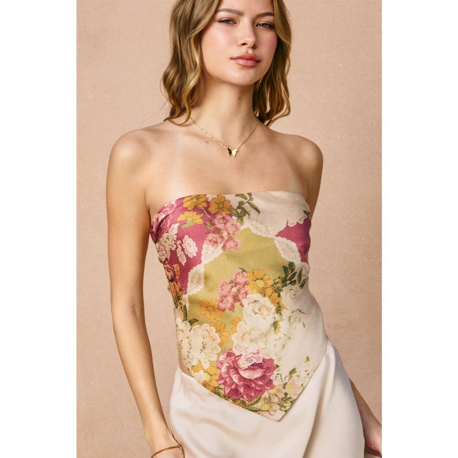 Dress Forum - Meadow Romance Strapless Handkerchief Top