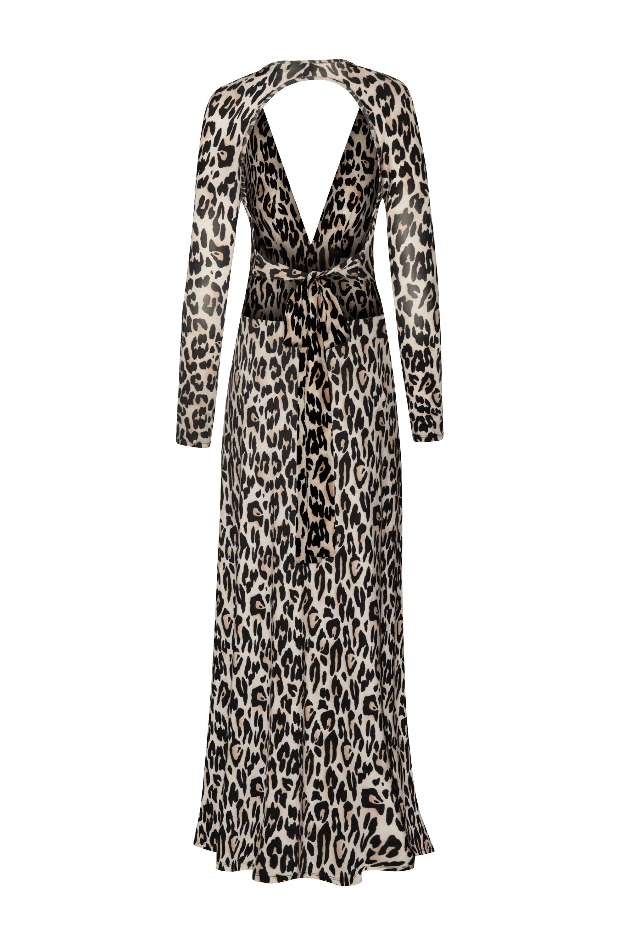 AFRM - Assi Cutout Dress - Fall Leopard