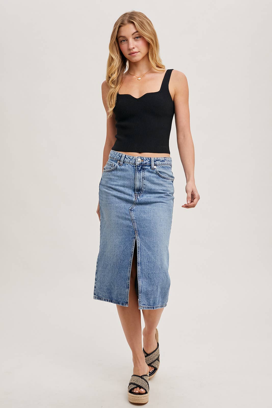 Bluivy - ESSENTIAL RIBBED TANK