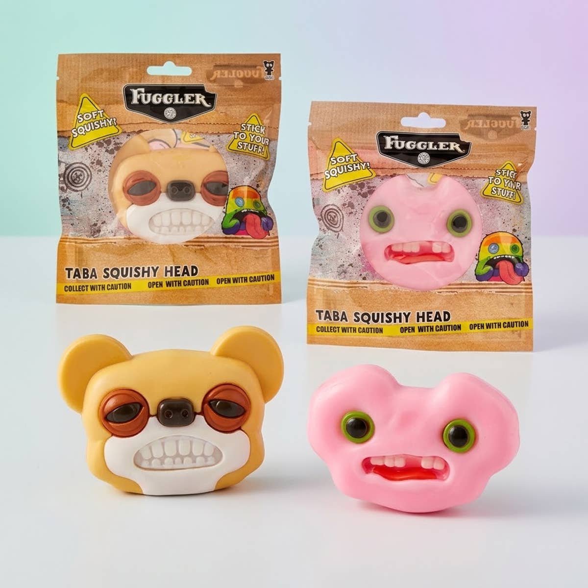 PINEAPPLE Beauty - UPD FG234 Fuggler Large Taba Heads Squishy - 12 pcs