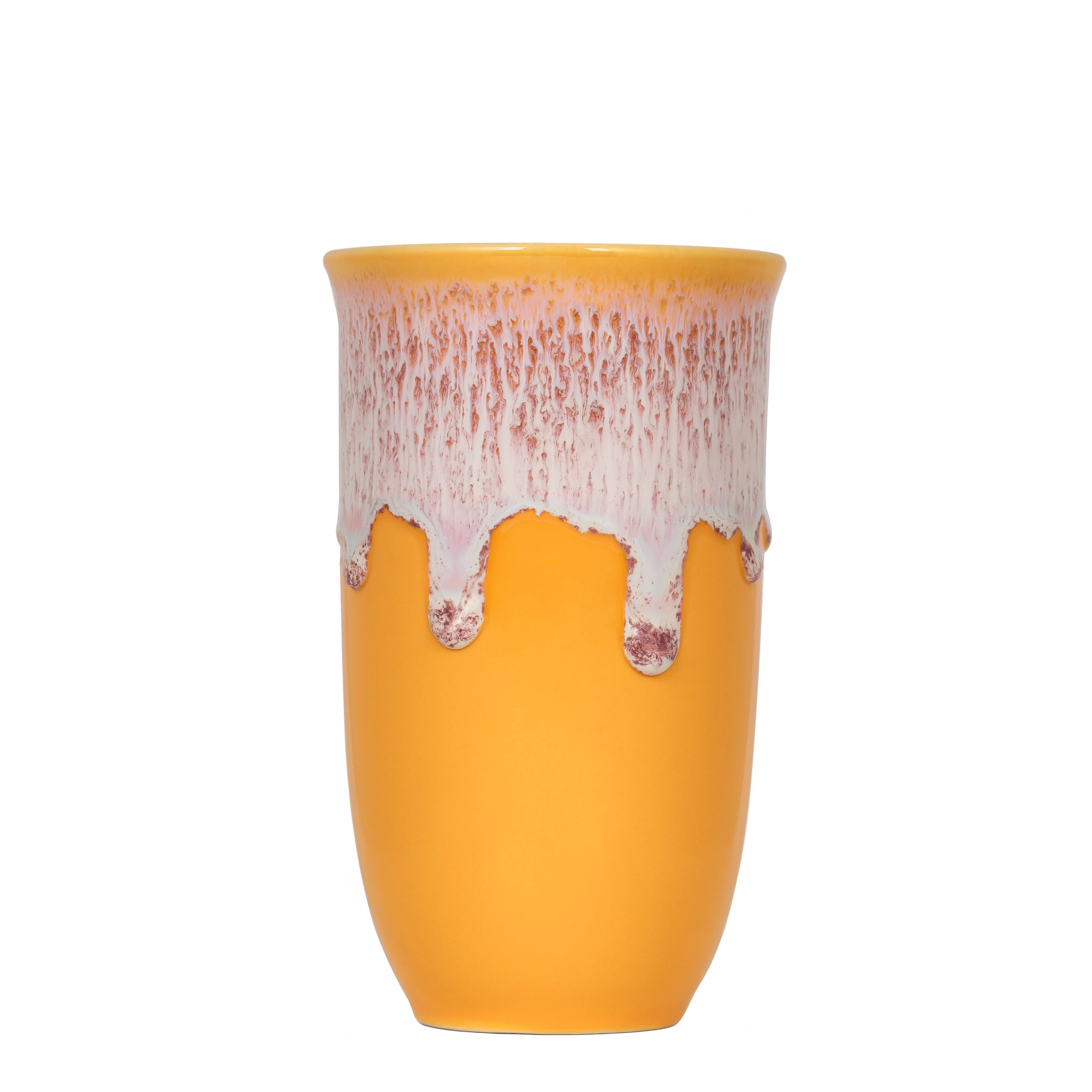 Nova Ceramics Travel Mugs - Grapefruit Ceramic Travel Mug – 16oz with Lid & Sleeve