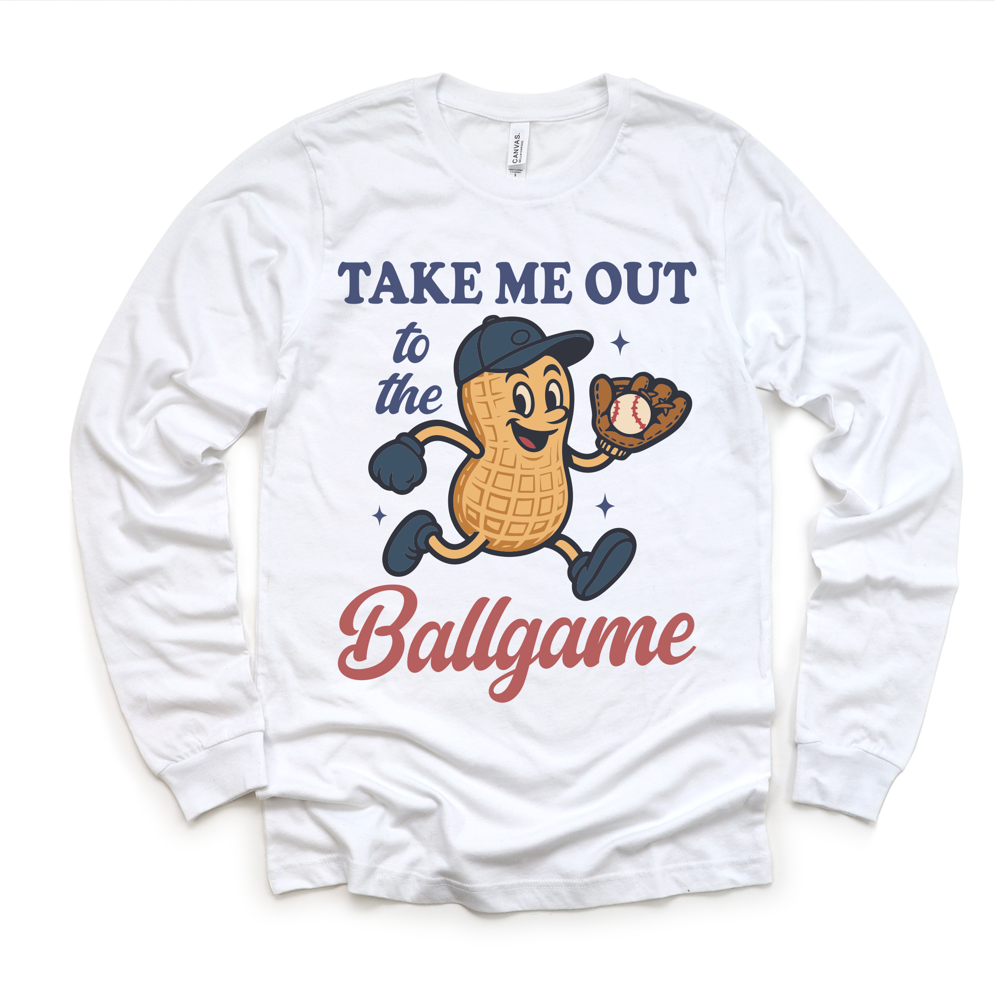Madi Moosh - Baseball Take Me Out To The Ballpark Shirt - Peanut Baseball Tee