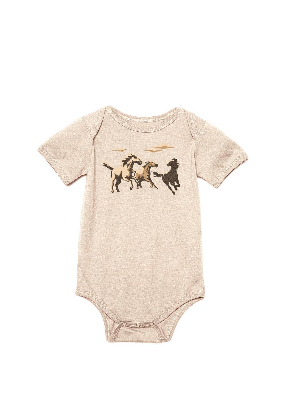 Shop Good - Wild Horses Western Infant Onesie