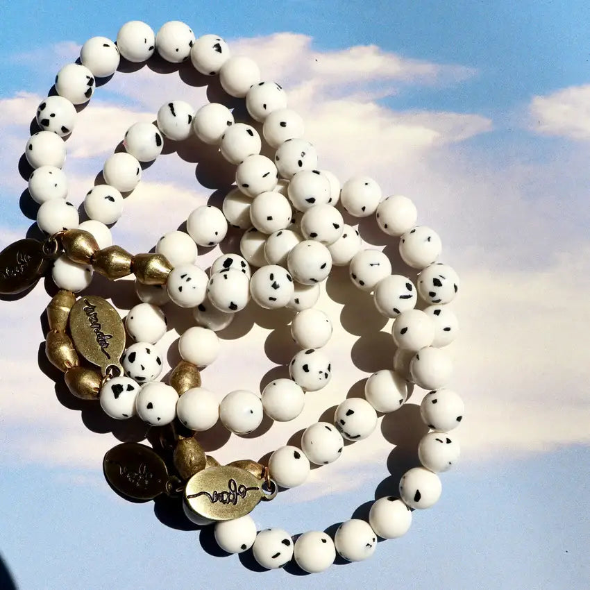 Often Wander - Beaded Bracelet – Dalmatian Jade