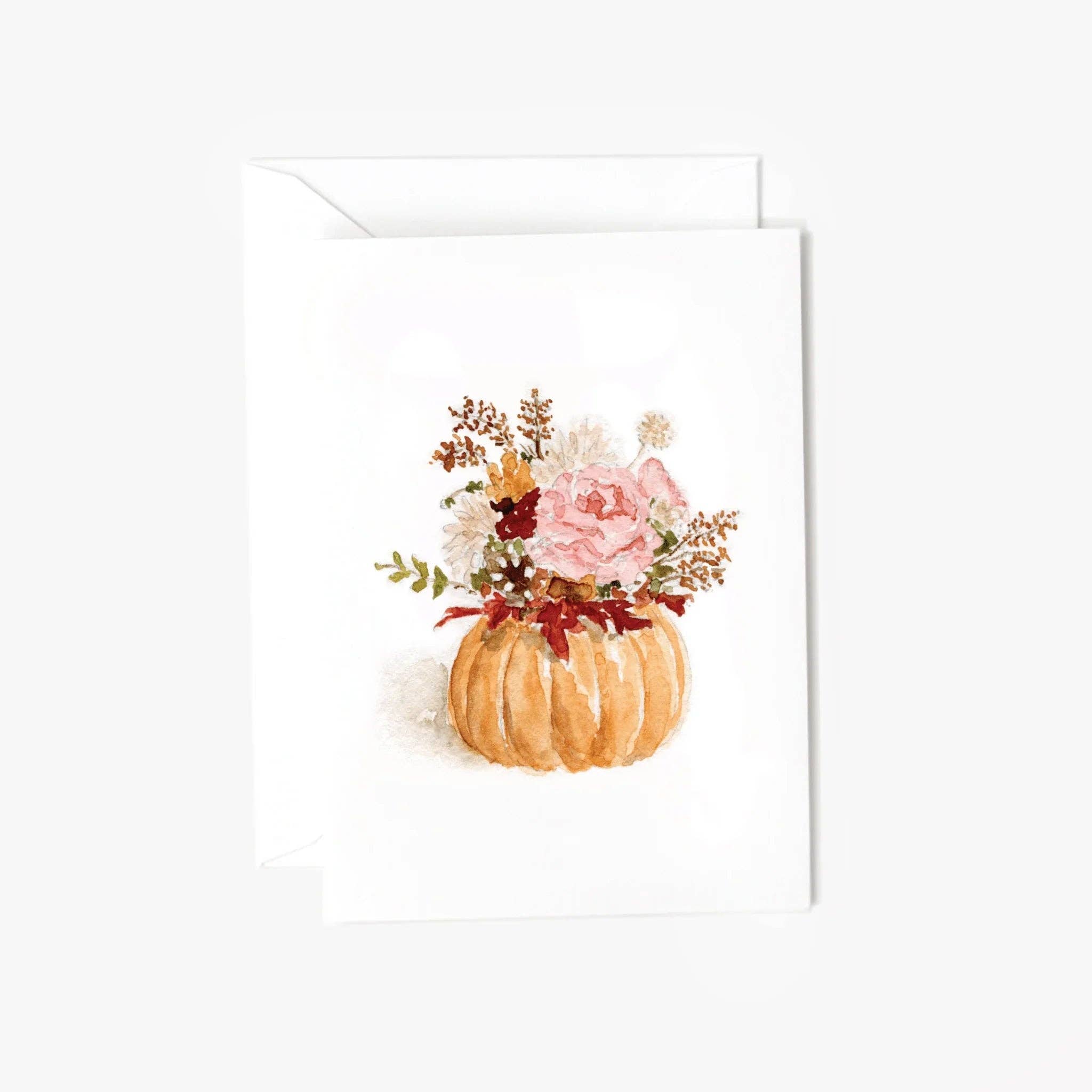 emily lex studio - Pumpkin bouquet autumn mini enclosure notecard