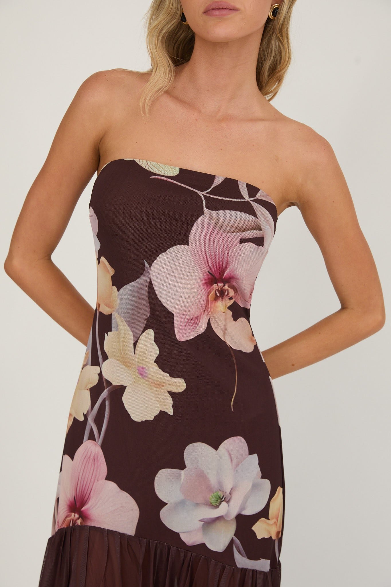 Sleeveless Floral Maxi Dress