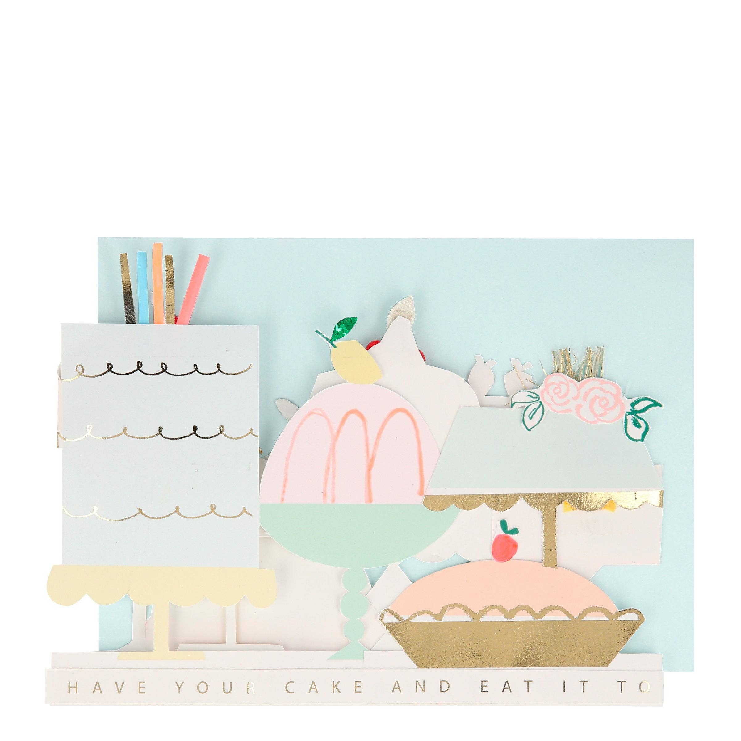 Meri Meri - Cake Birthday Card