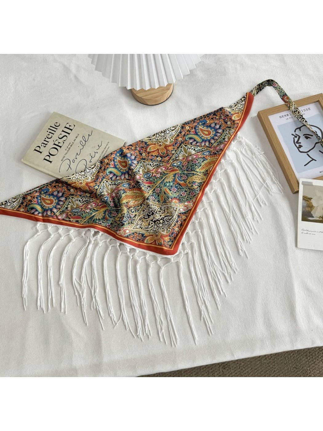 Funkyrel® Atzbranding Limited - Scarvii - Chic Fringed Fashion Triangle Bandana