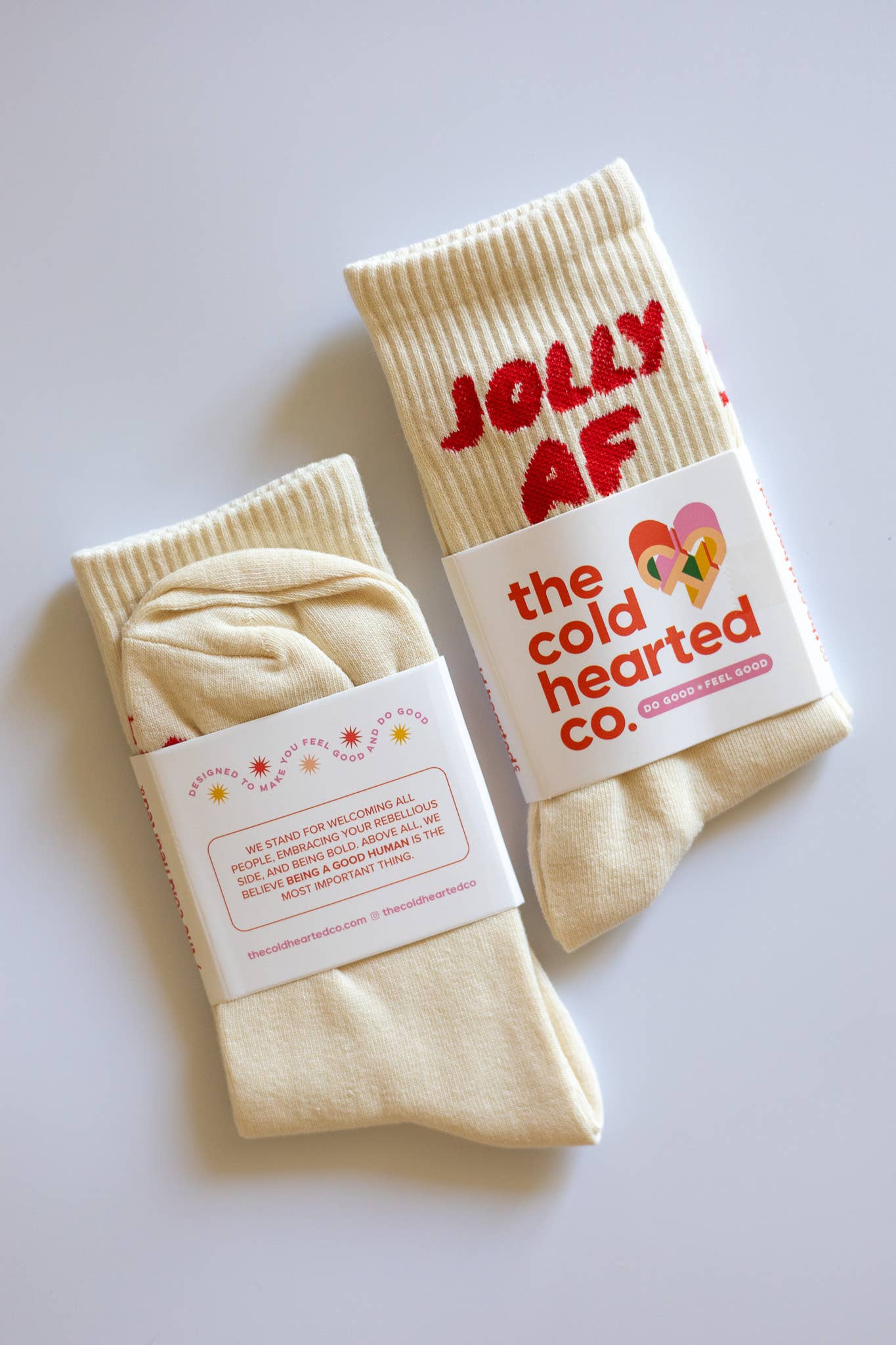 The Cold Hearted Collective - Jolly Af Socks