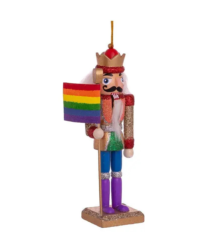 6"WDN GAY PRIDE NUTCRACKER ORNAMENT