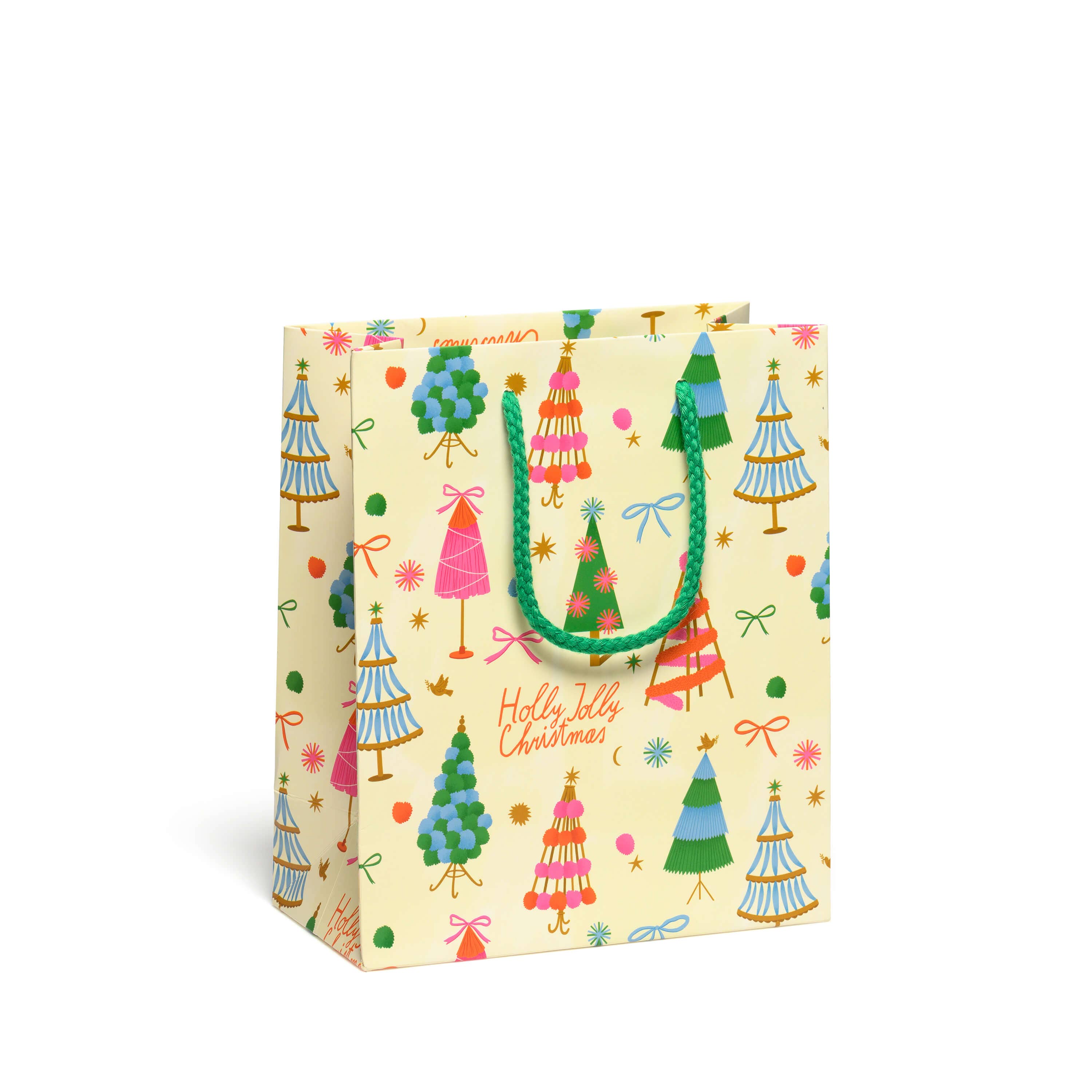 Red Cap Cards - Holly Jolly Trees gift bags