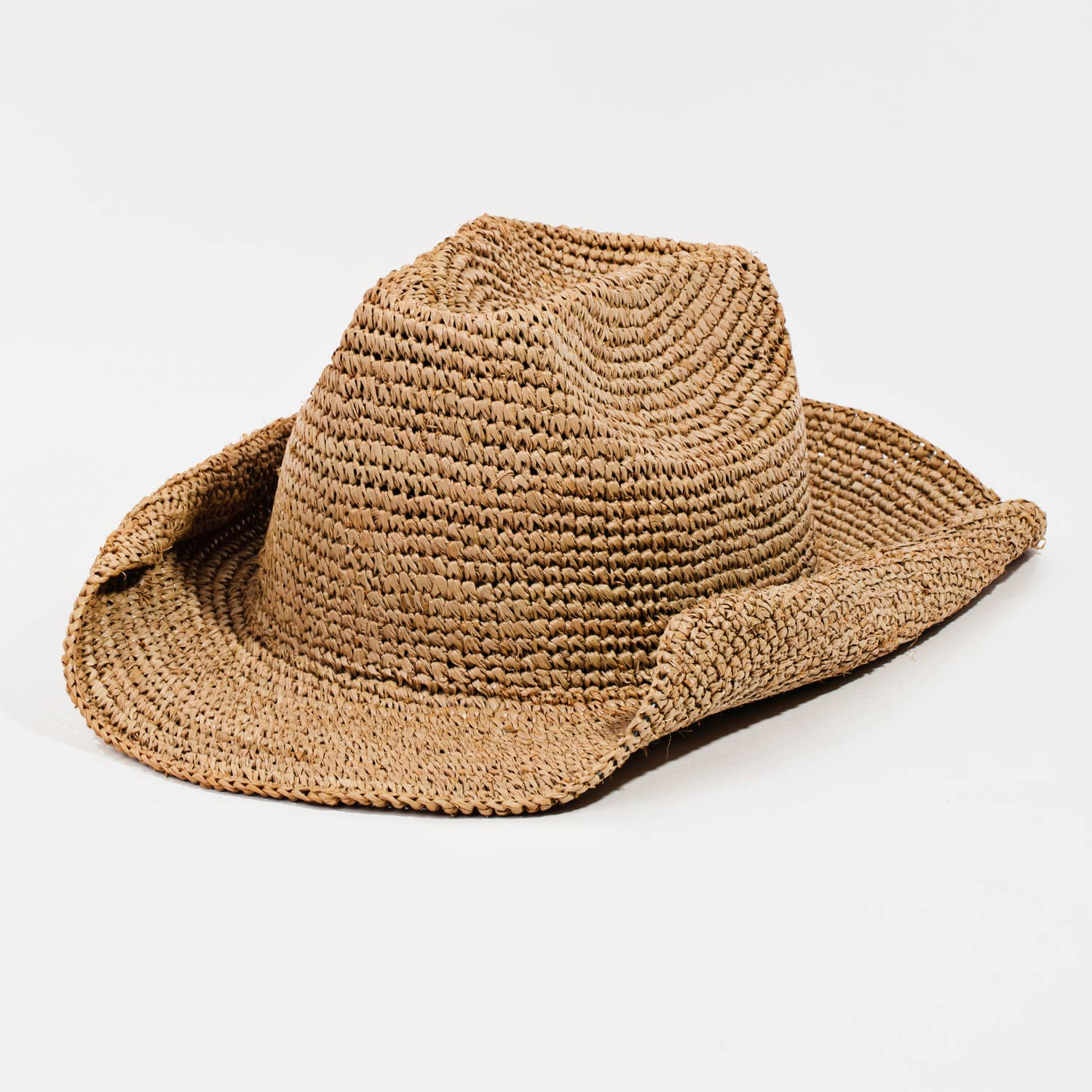 Collections by Fame Accessories - Raffia Straw Braided Hat