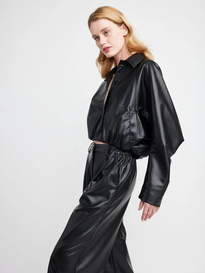 Blaze Crop Bomber Jacket