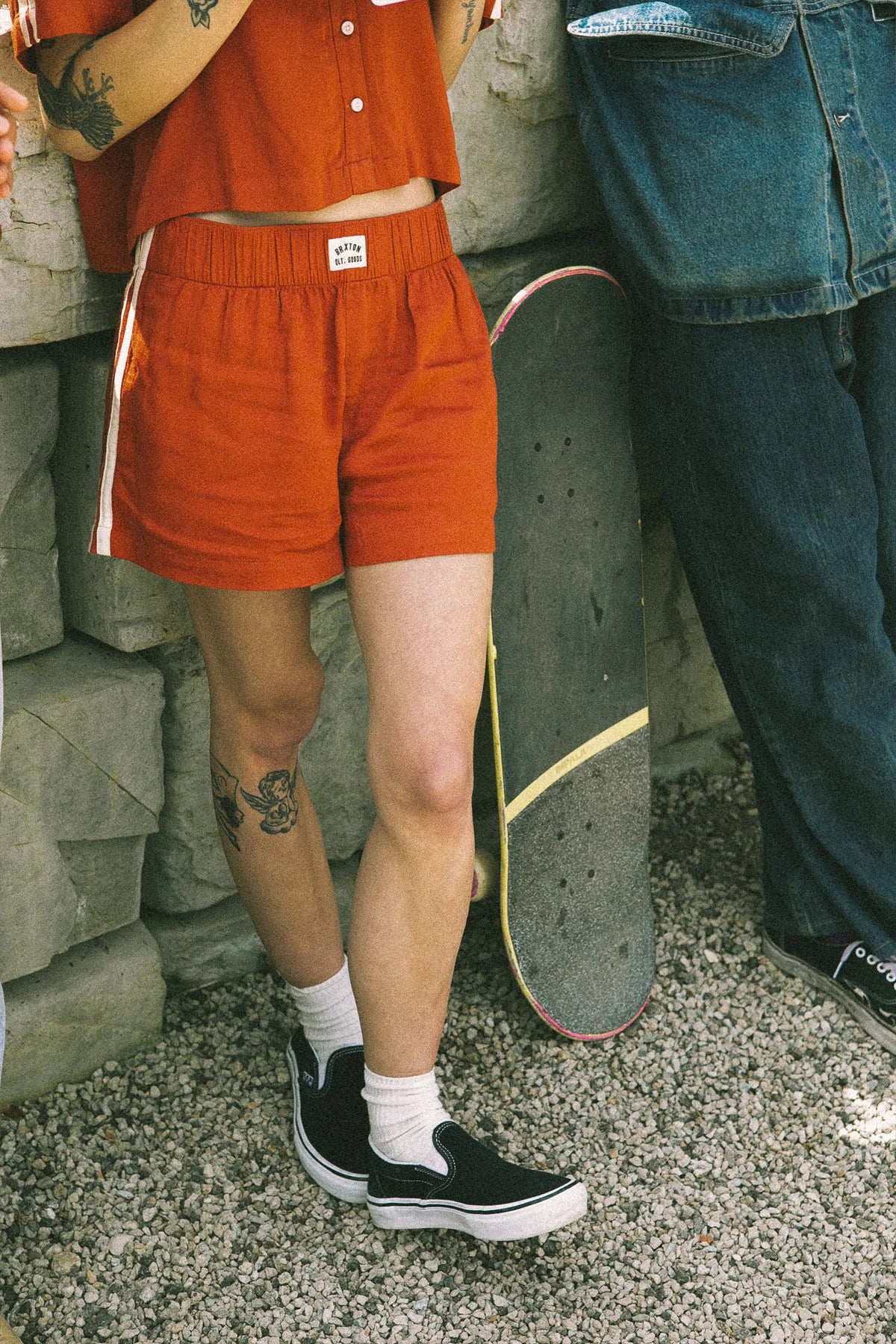 Silky Boxer Short in Burnt Brick
