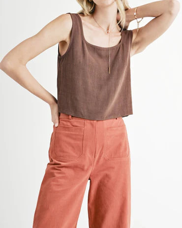 Sugarloaf wide leg linen pants