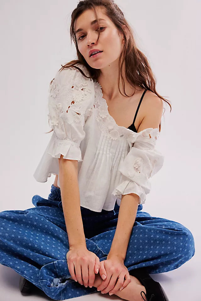 Sophie Embroidered Top