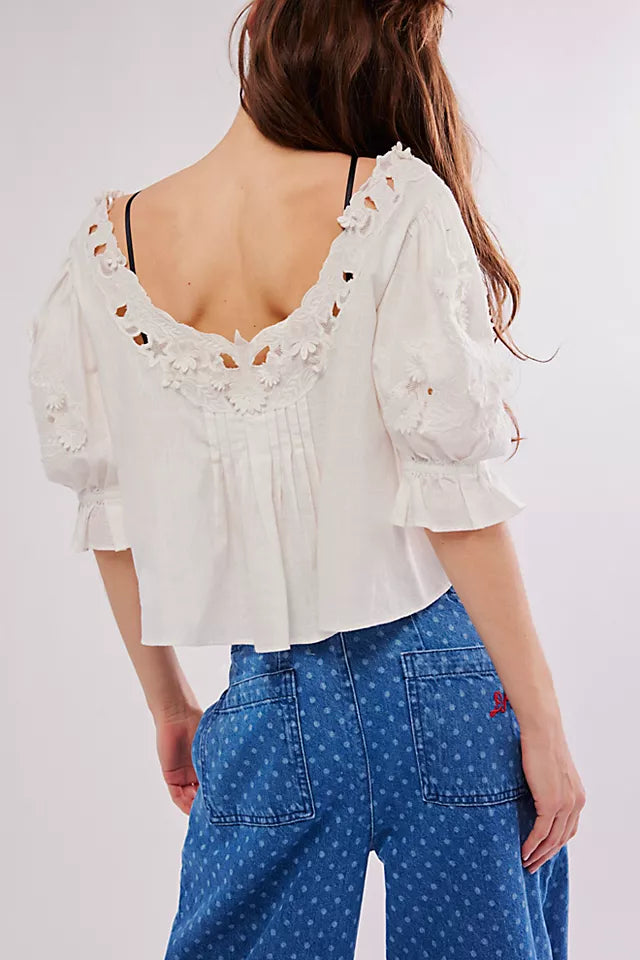 Sophie Embroidered Top