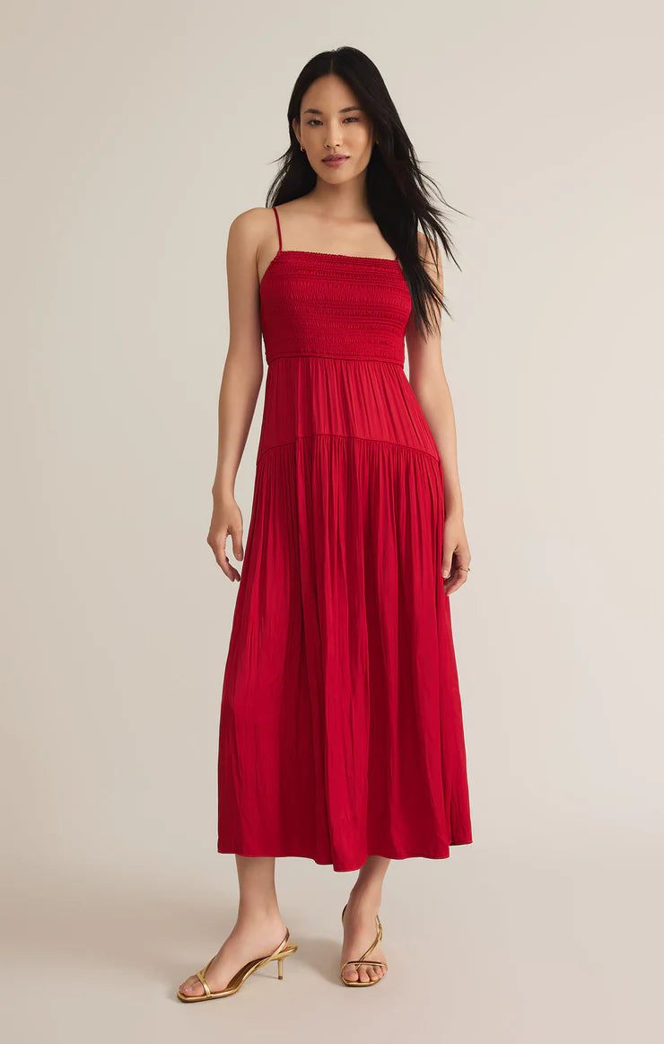 Helene Maxi Dress Haute Red