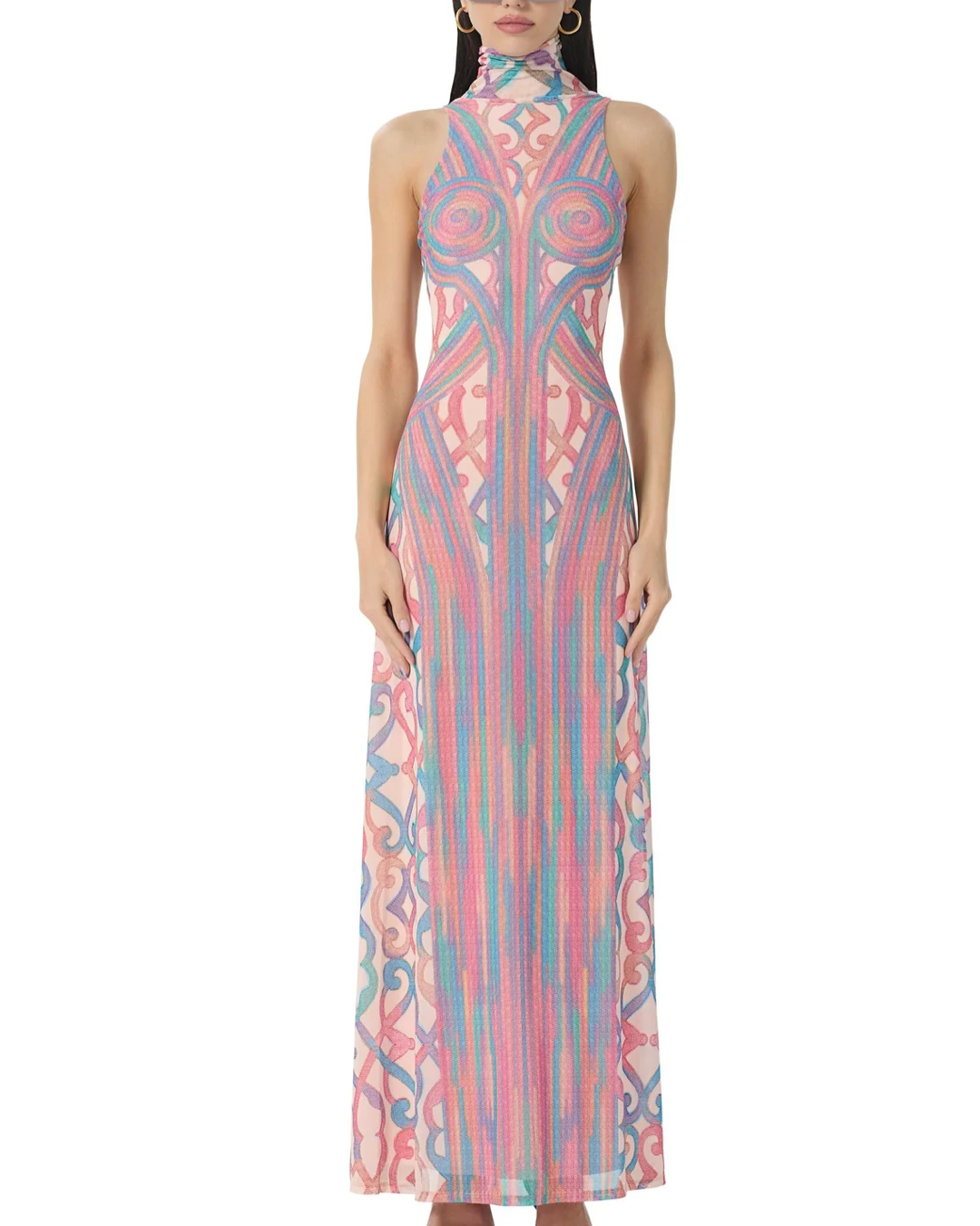 AFRM - Titus Maxi Dress - Sculpted Cable