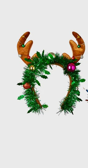 Reindeer Wreath Headband