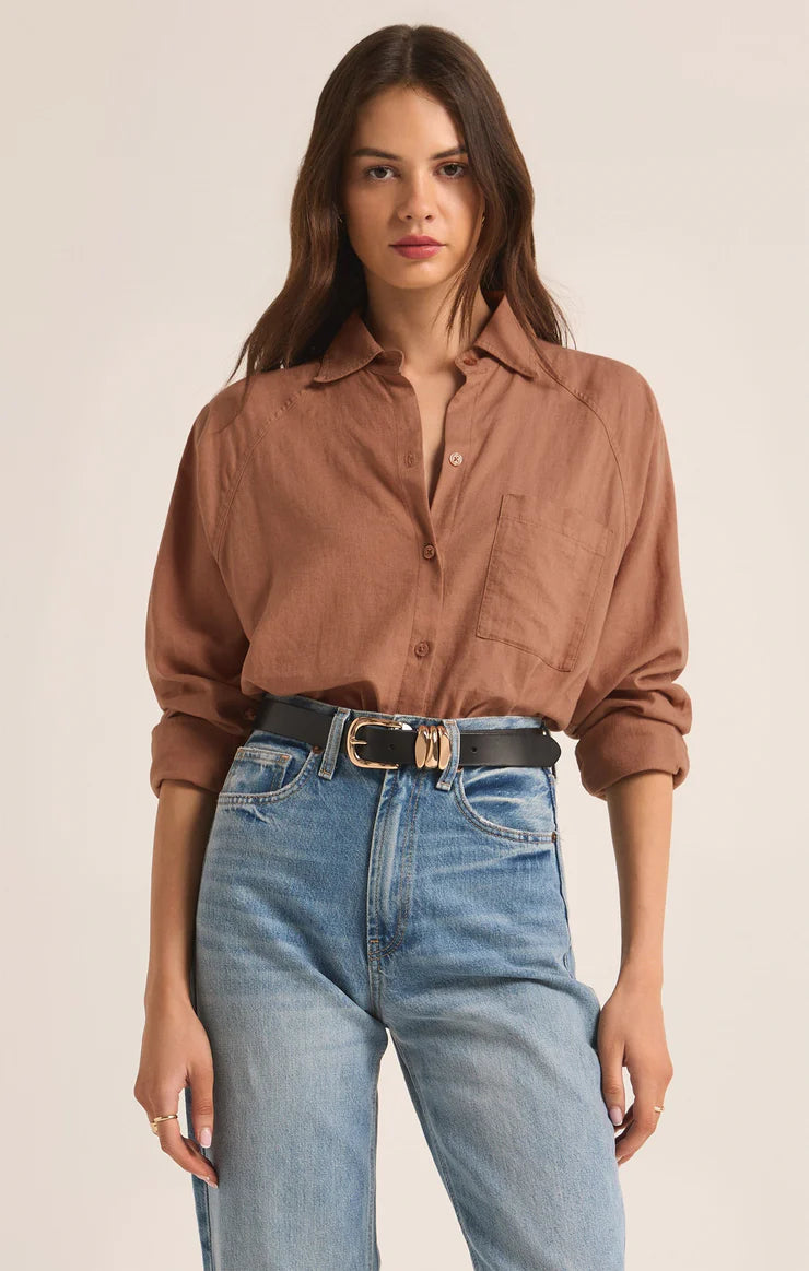 THE PERFECT LINEN TOP