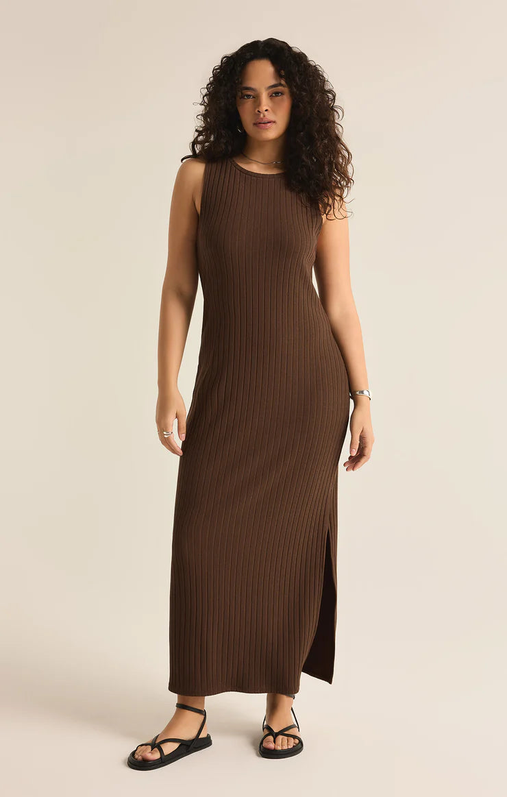 Raewyn Rib Midi Dress