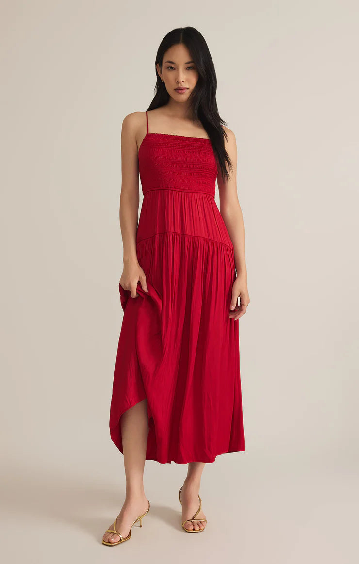 Helene Maxi Dress Haute Red