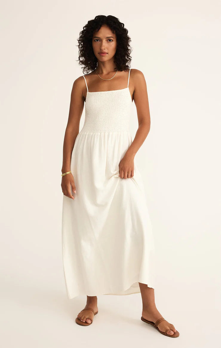 Bayside Linen Maxi Dress
