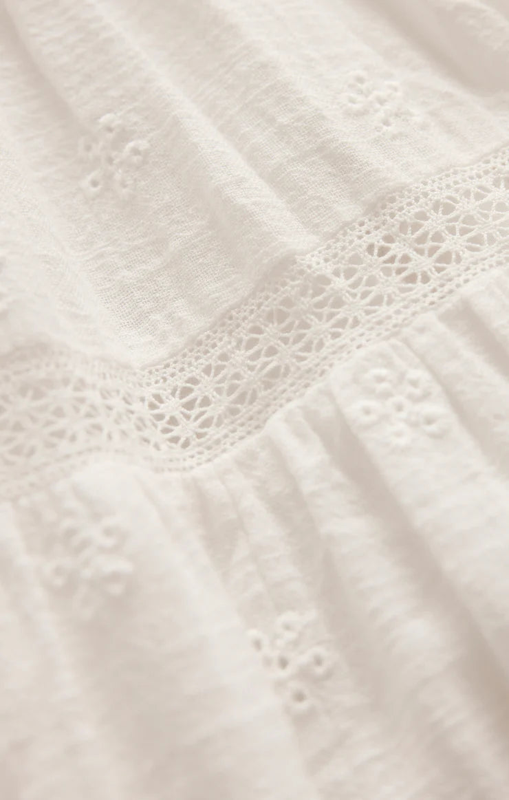 Behati Eyelet Midi Dress