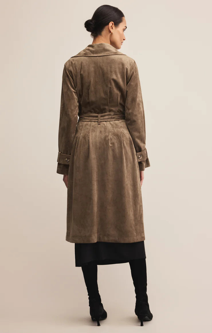 Dorian Suede Trench Retreat