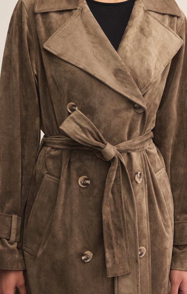 Dorian Suede Trench Retreat