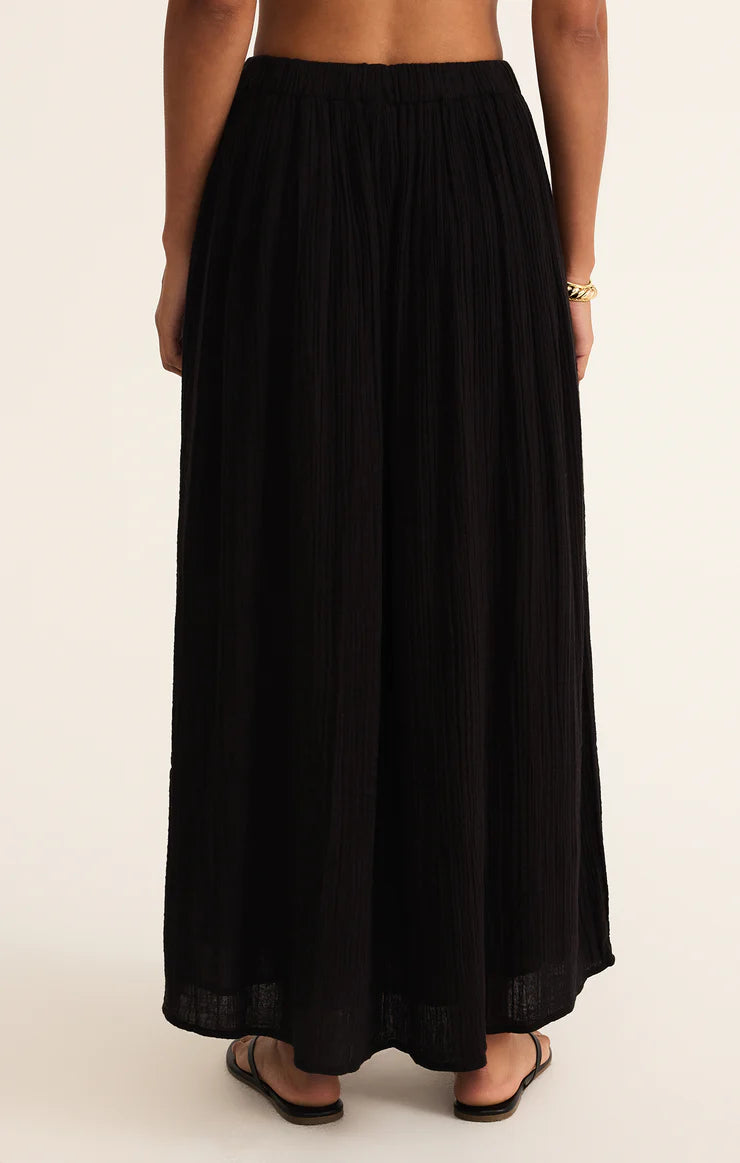 Reina Airy Gauze Midi Skirt