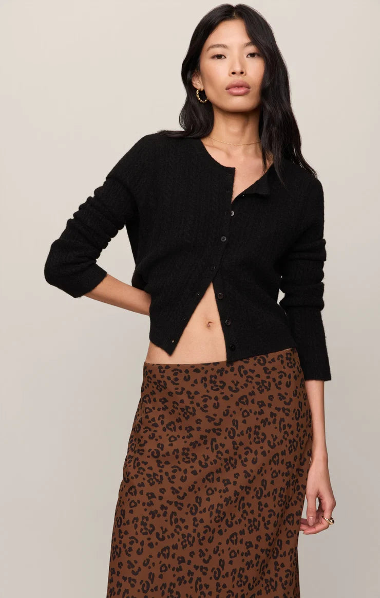 Europa Leopard Skirt Burnt Umber