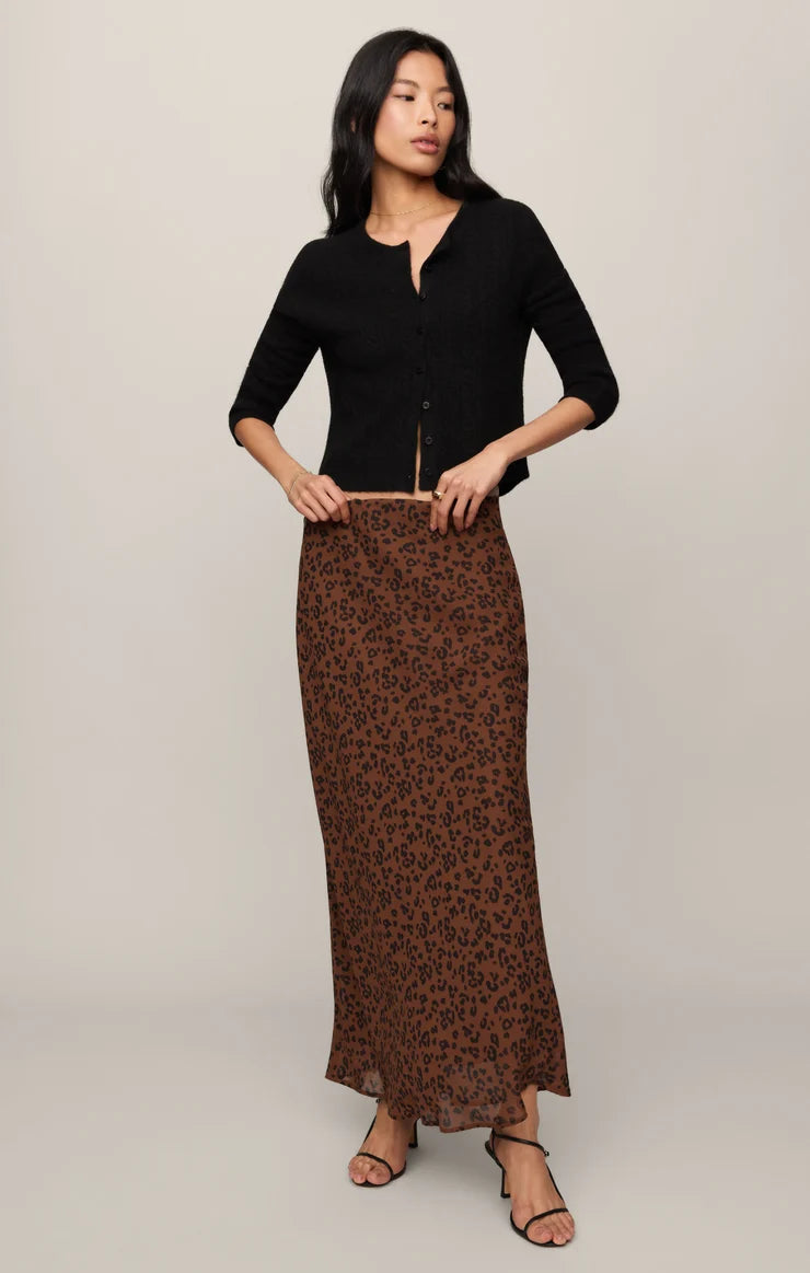 Europa Leopard Skirt Burnt Umber
