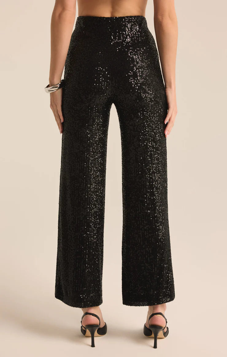 Skylar Sequin Cropped Pant