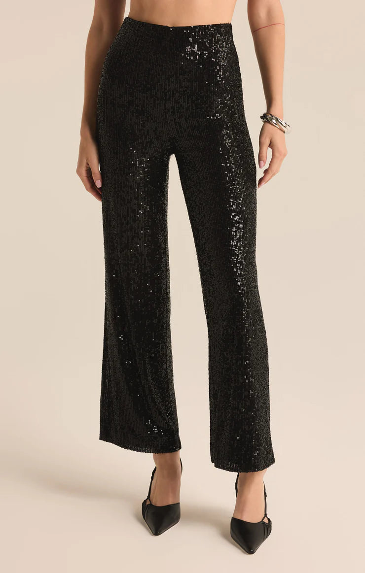 Skylar Sequin Cropped Pant