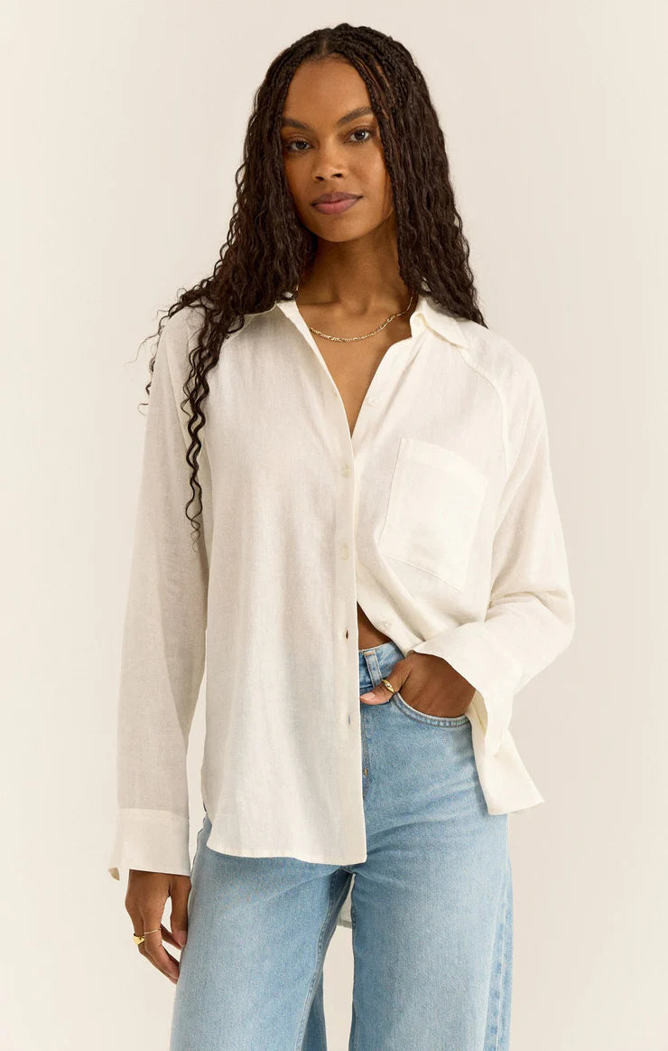 THE PERFECT LINEN TOP