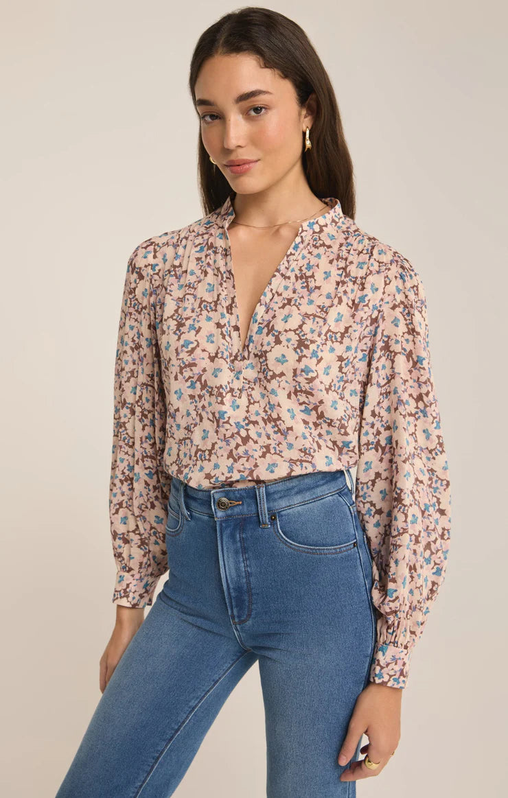 ESME LA PAZ FLORAL BLOUSE