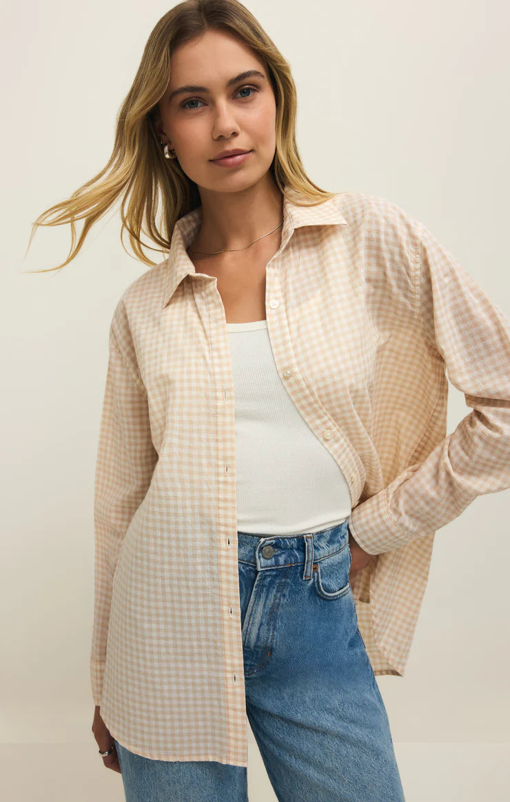 Seaport Gingham Button Up