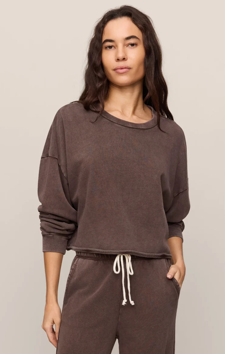 Circuit Sweatshirt Dark Chocolate