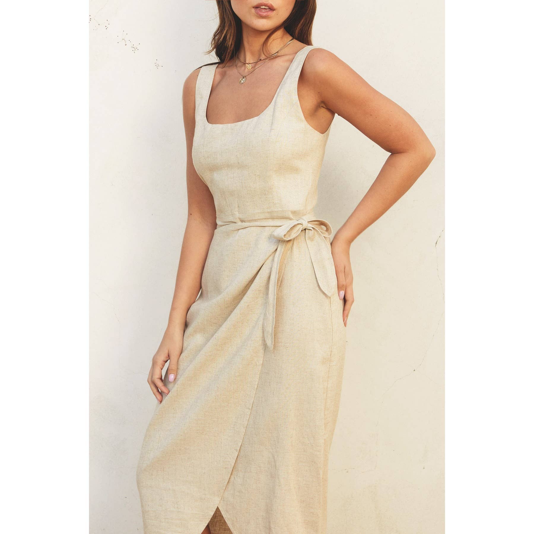 Dress Forum - Heaven Sent Tulip Hem Midi Wrap Dress