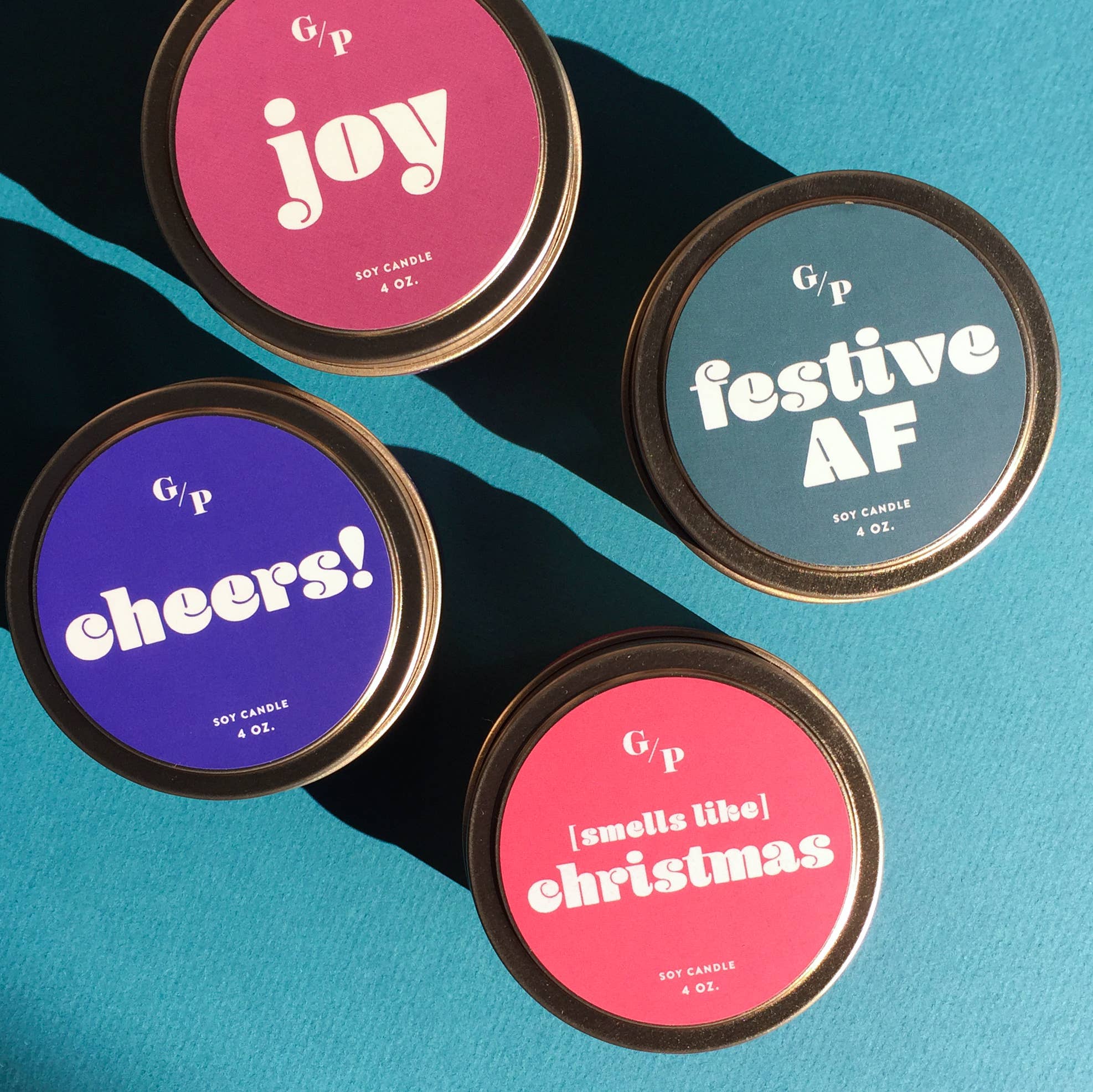 GP Candle Co. - [Smells Like] Christmas Just Because 4 oz. Candle Tin
