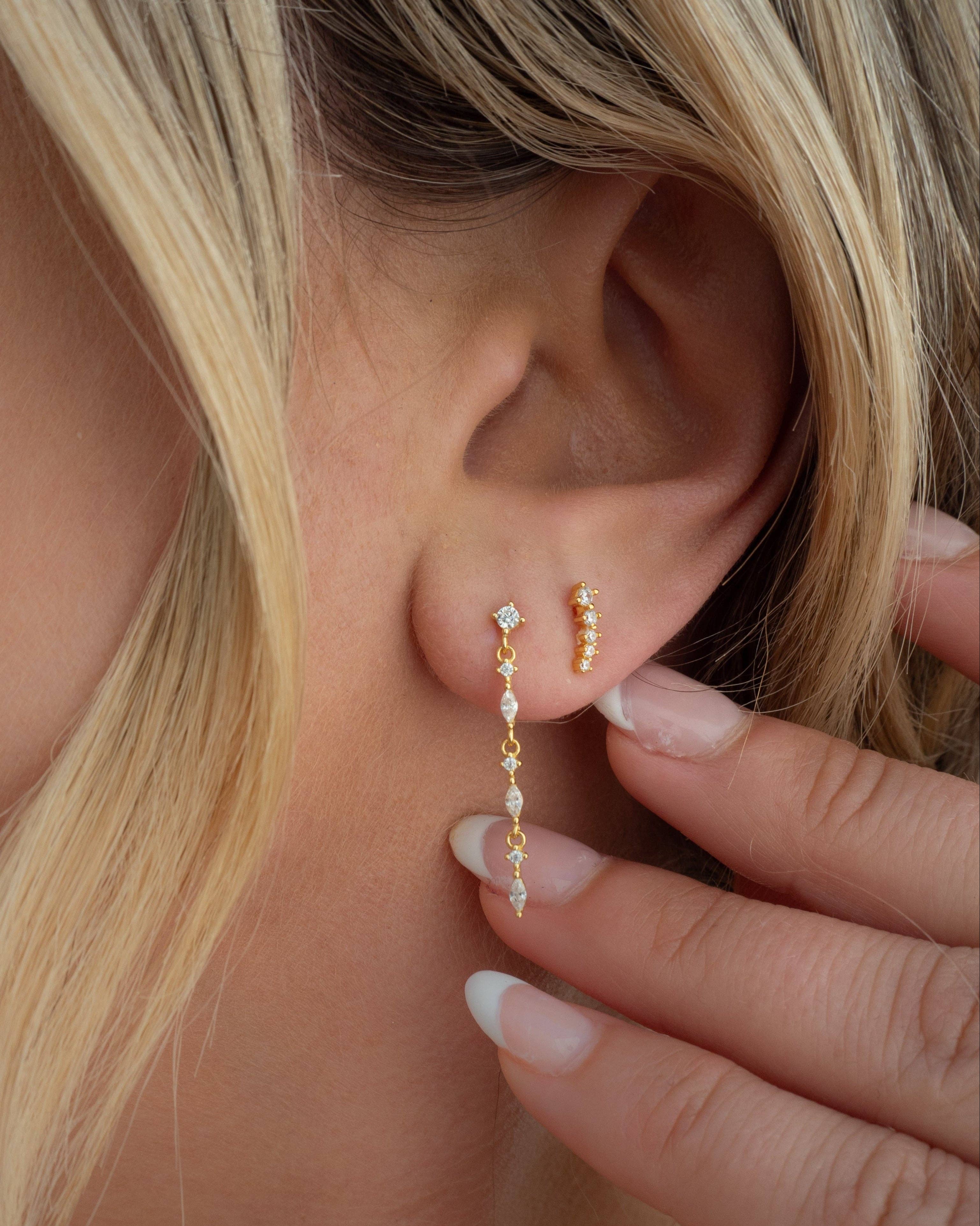 JacqMaria Jewelry - Isabella Earrings | Gold