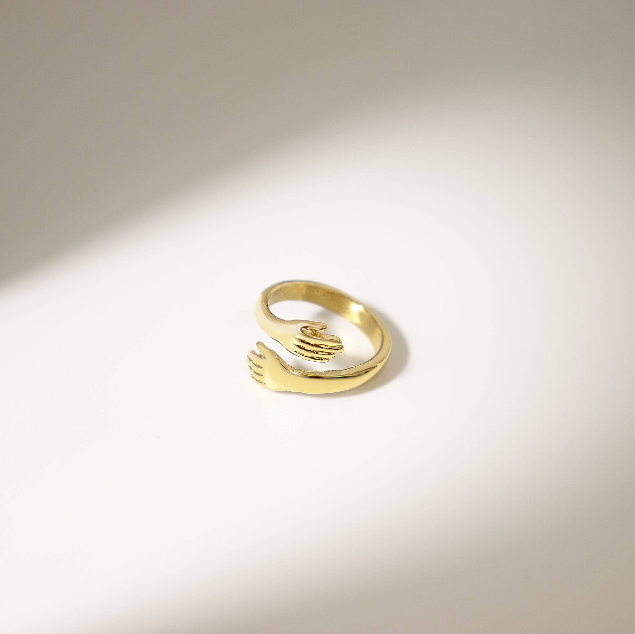 WJW - 18K Gold PVD Stainless Steel Hug Ring