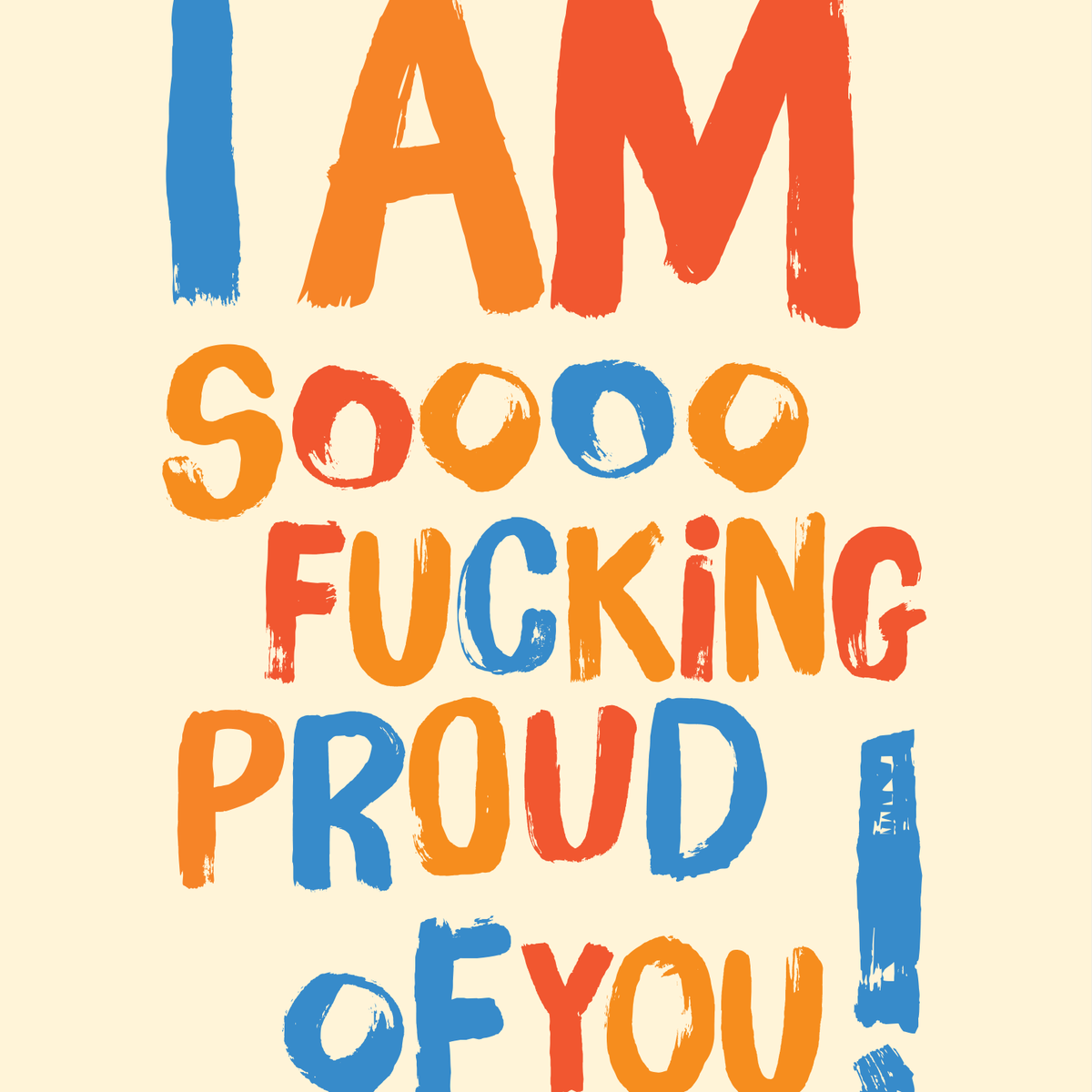 offensivedelightful - SO F PROUD OF YOU!  Type: congratulations card